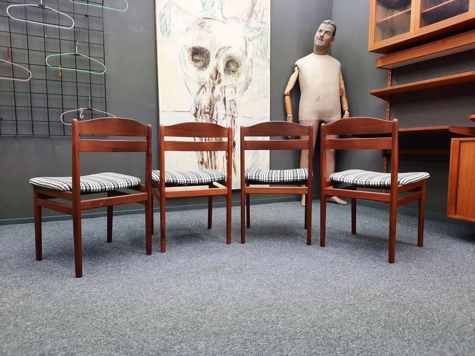 Danish Dining Chairs In Teak From Boltinge Møbelfabrik, 1960s, Set Of 4 photo vinterior