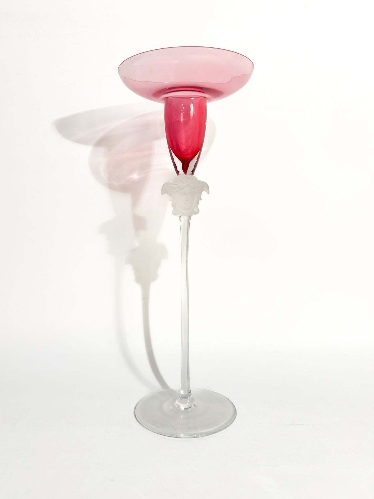 'Medusa Lumière' Crystal Candle Holder By Versace For Rosenthal, 1990s photo furniture