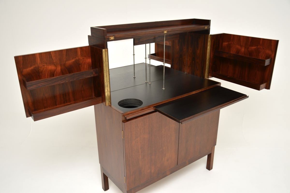 photo for sale Vintage Scandinavian Rosewood Drinks Cabinet By Torbjorn Afdal