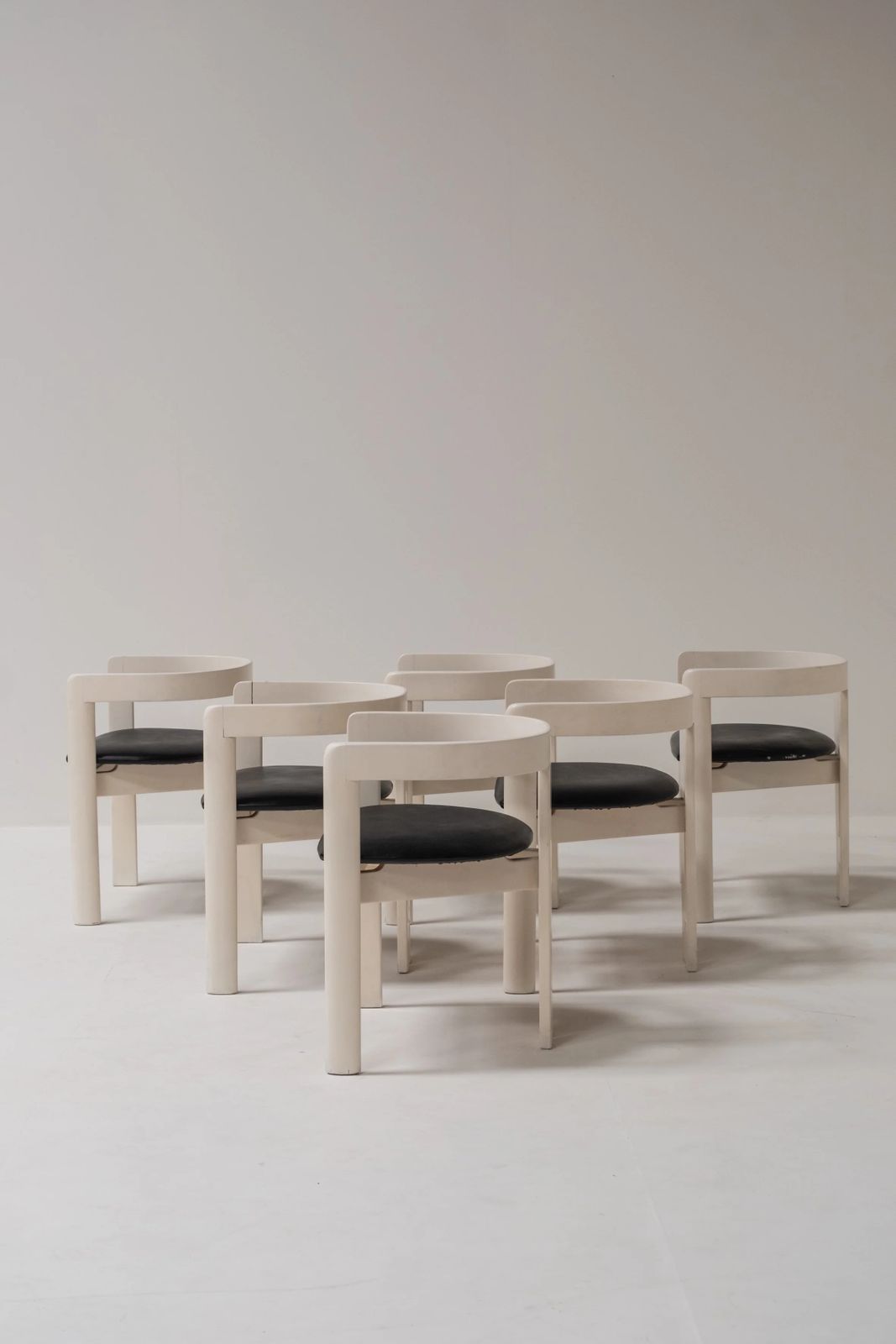 Set Of 6 Pigreco Chairs, Gavina Production By Tobia Scarpa photo buy