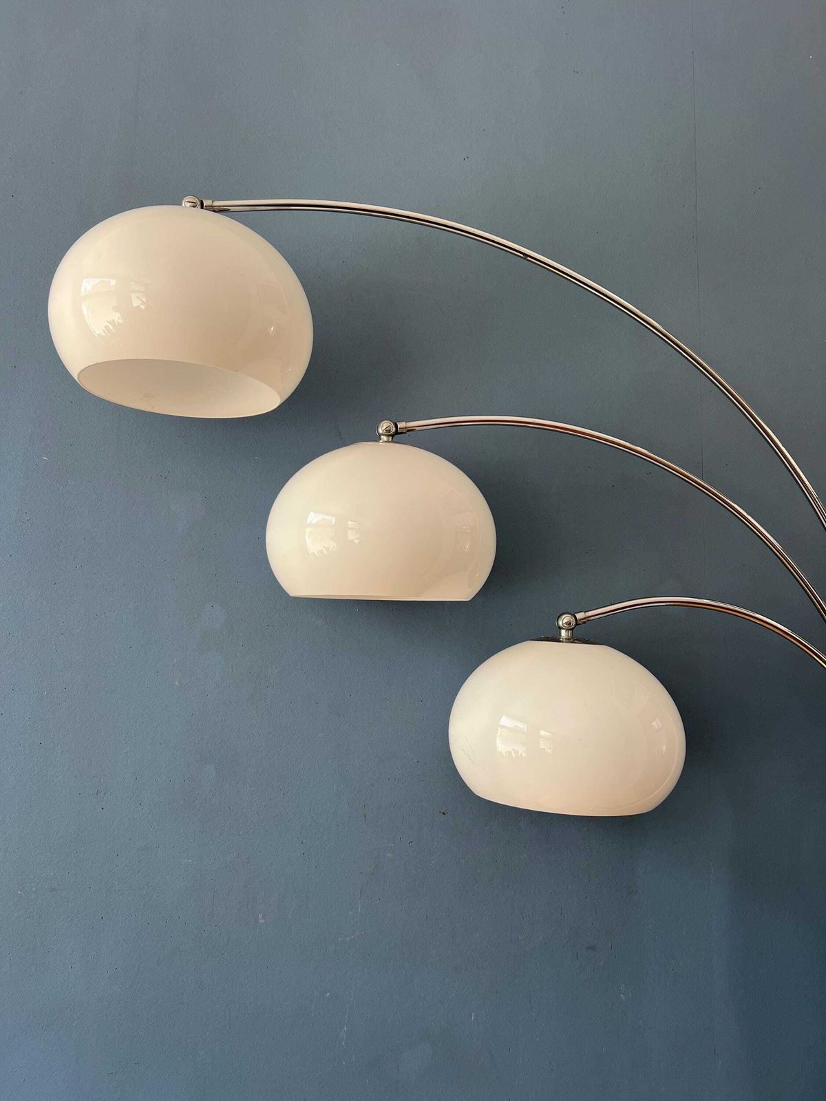 Vintage Dijkstra Space Age Mushroom Triple Arc Vloerlamp photo vintage