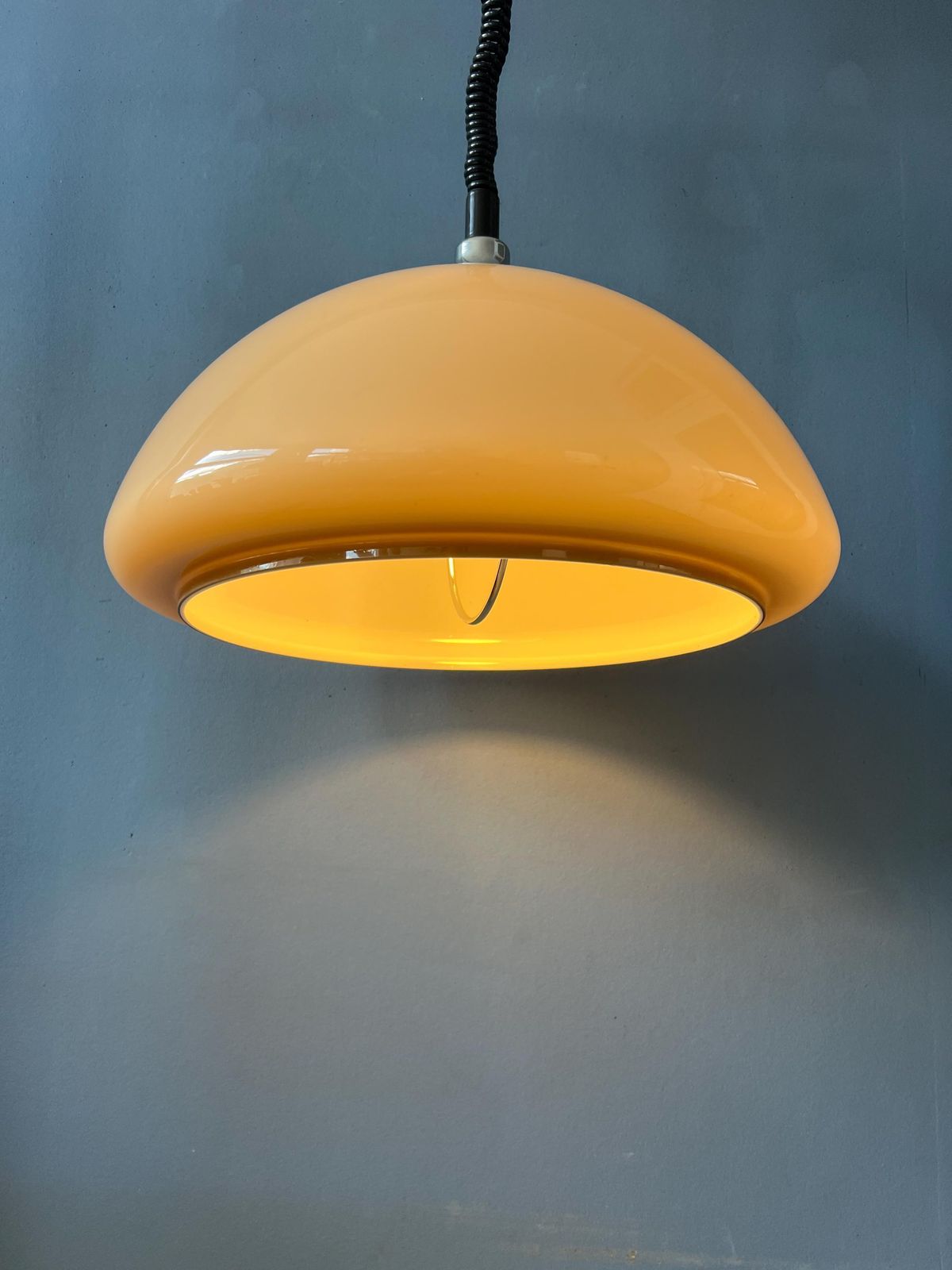 Vintage Space Age Dijkstra Mushroom Hanglamp