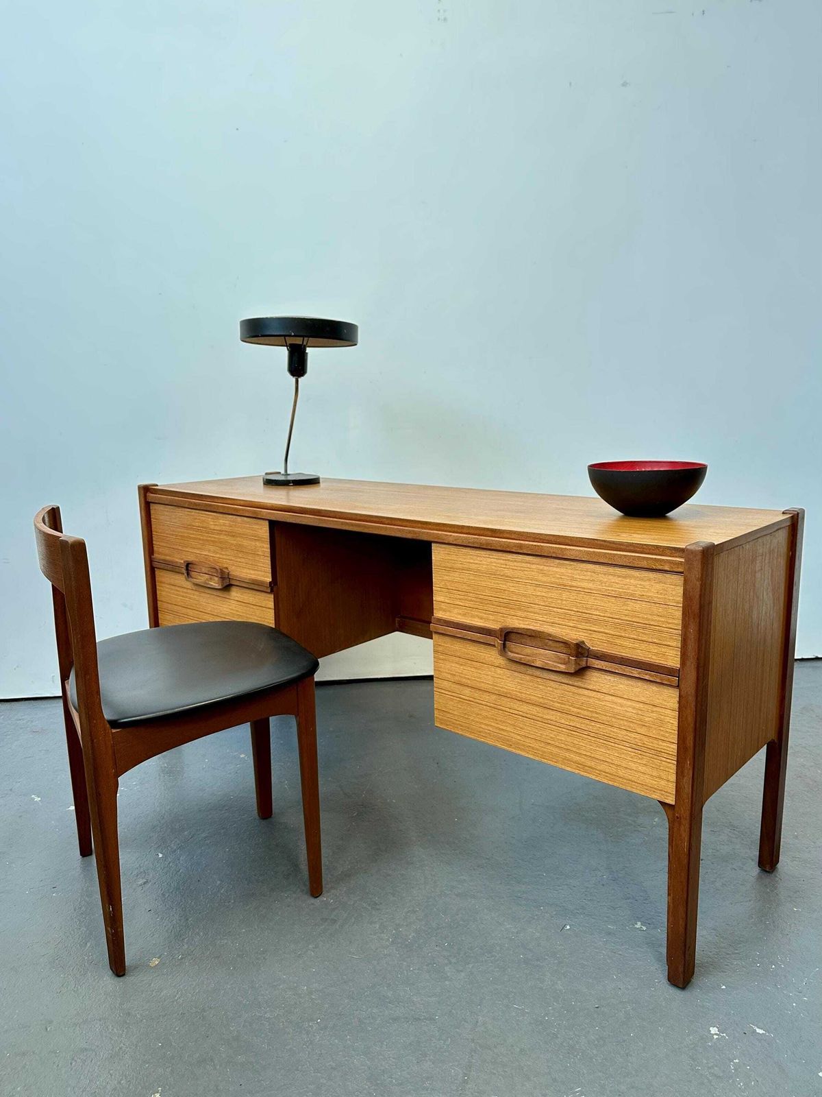 Vintage 1960s Nathan Teak Desk. Danish Retro G Plan Fresco Mid Century photo 495.0