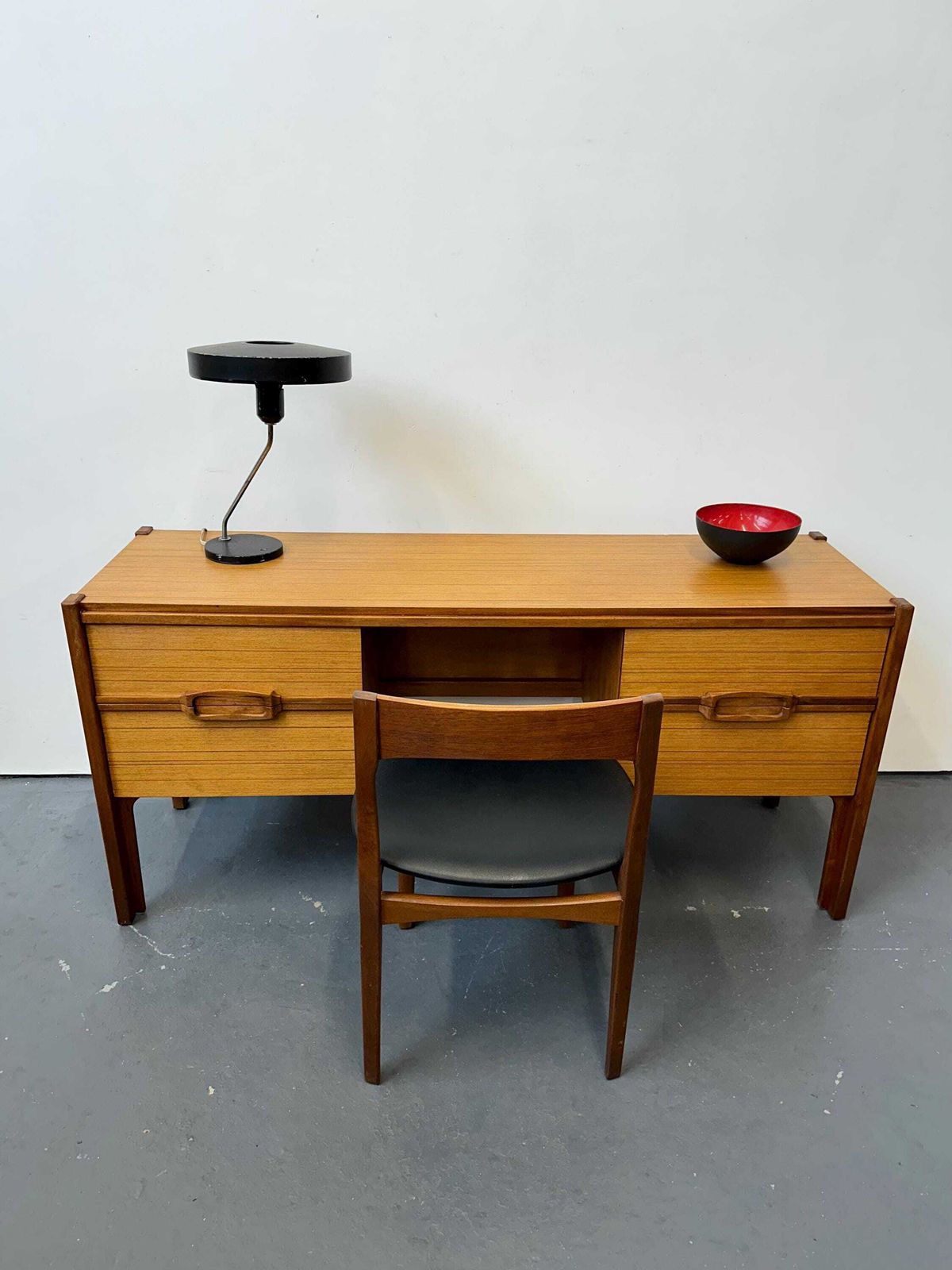 Vintage 1960s Nathan Teak Desk. Danish Retro G Plan Fresco Mid Century photo vinterior