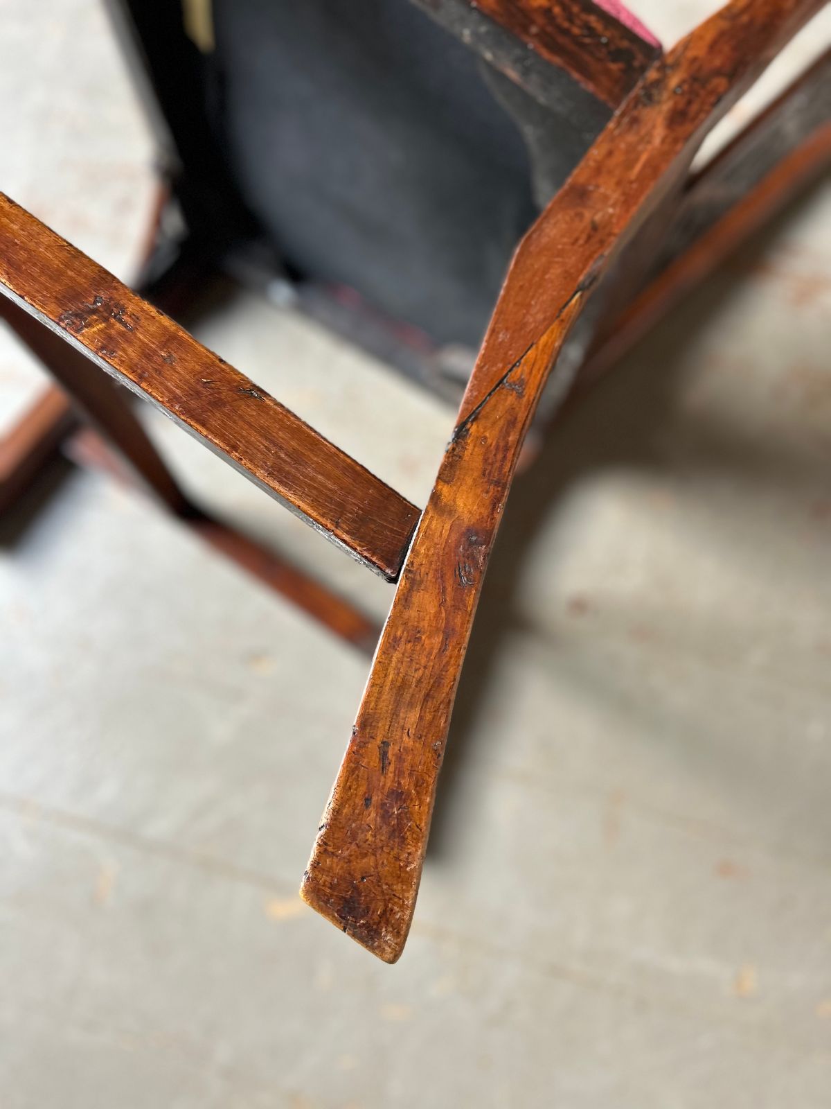 Furniture Pair Of 18th Century Chinese Chippendale Side Chairs In Fruitwood photo