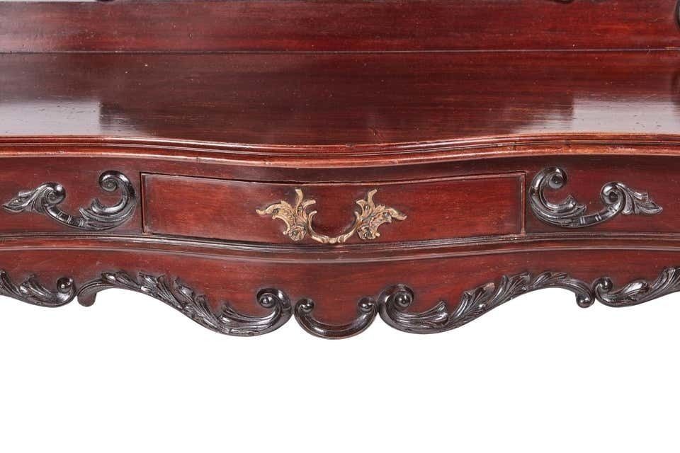 Antique Victorian Carved Mahogany Hall Stand photo buy