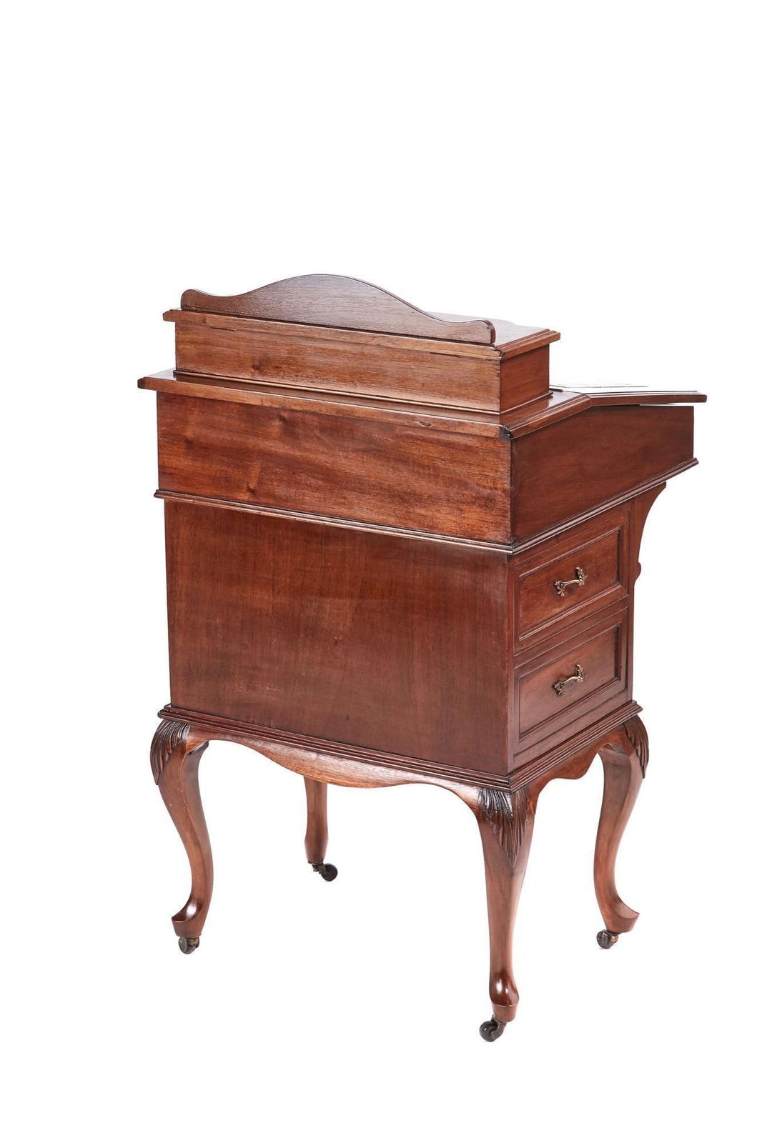 Antique Victorian Freestanding Walnut Davenport photo 1320.0