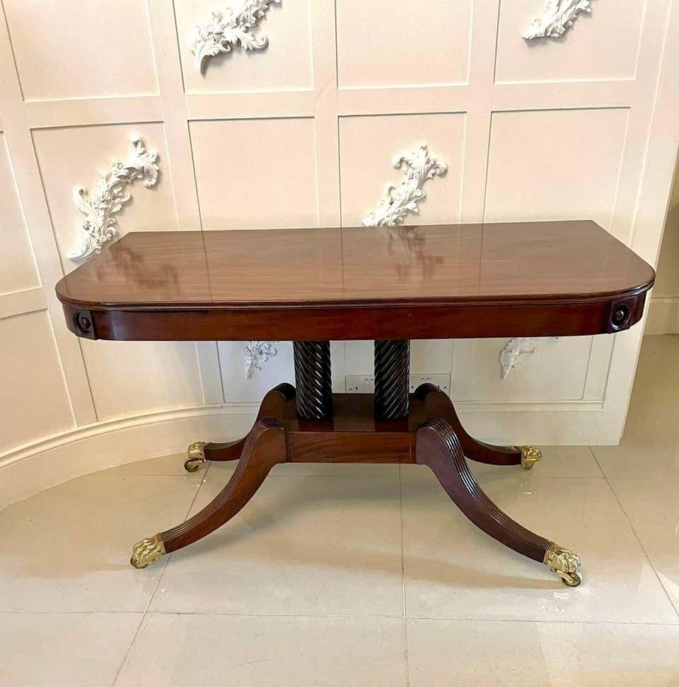 photo buy Rare And Unusual Antique Regency Quality Mahogany Shaped Metamorphic Table