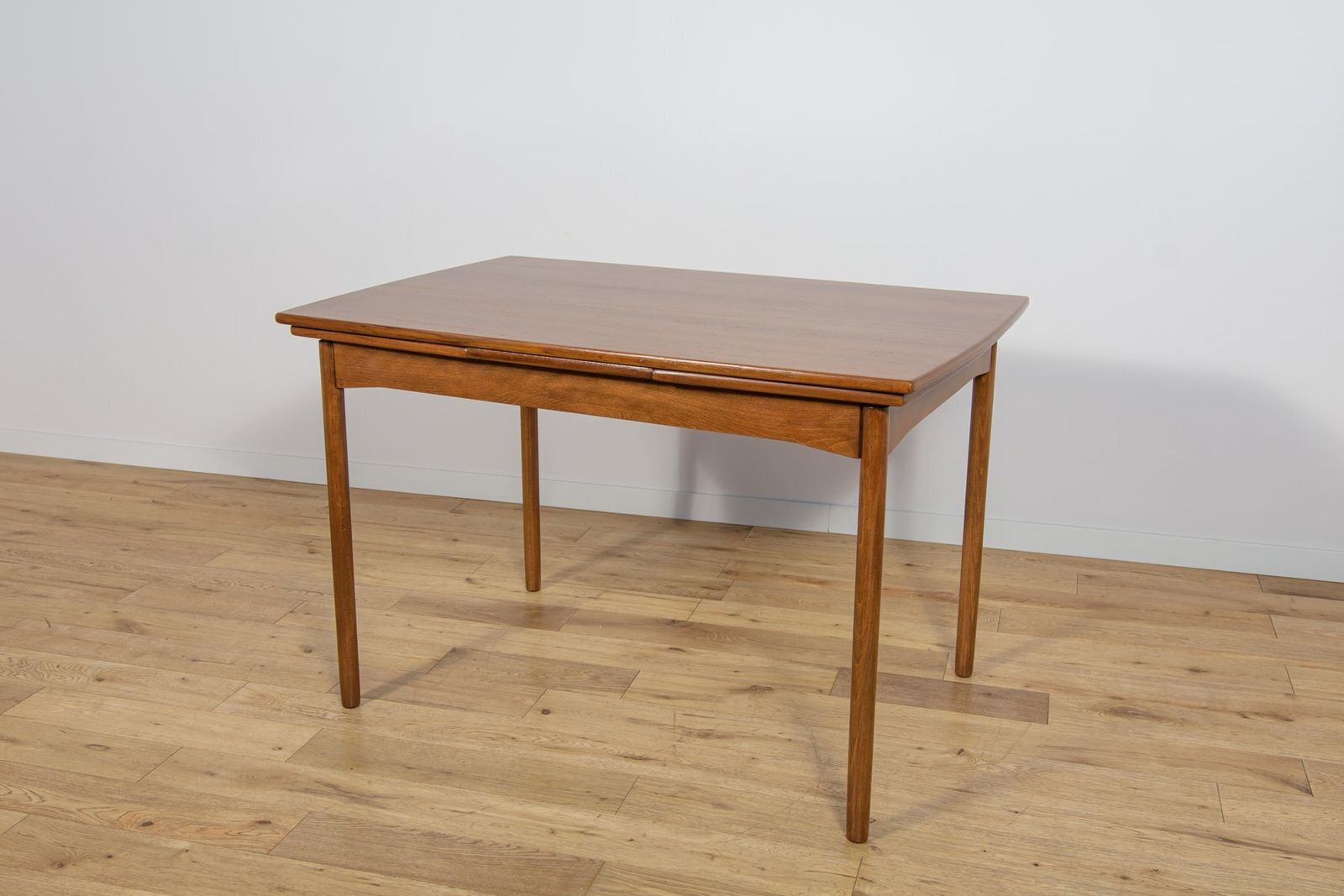 Mid Century Teak Extendable Dining Table, Denmark, 1960s
