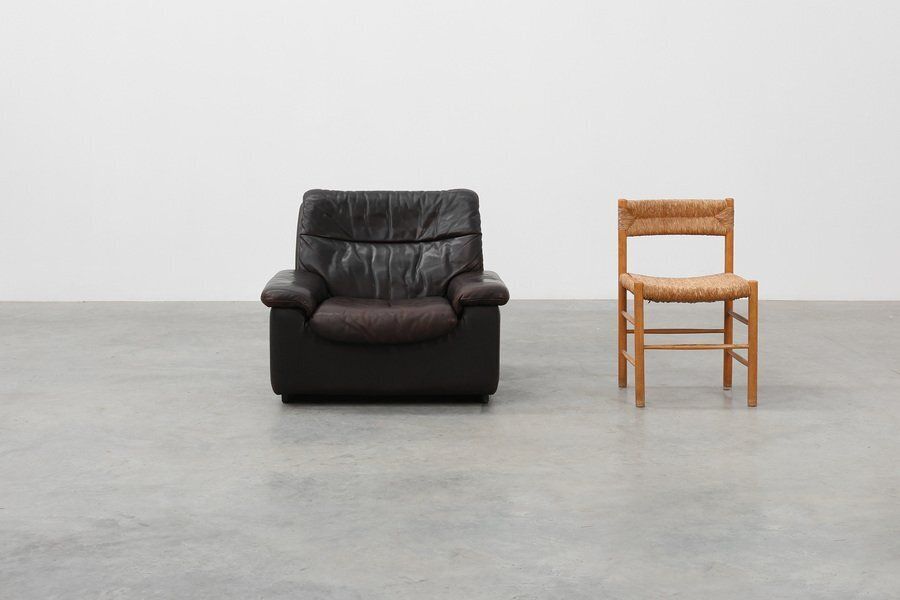 Mid Century Modern Ds‑66 Relax Chair In Brown Leather From De Sede, Switzerland, 1960s photo furniture