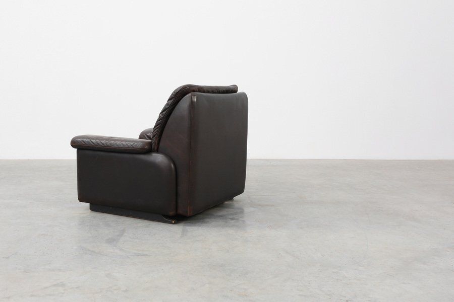 Mid Century Modern Ds‑66 Relax Chair In Brown Leather From De Sede, Switzerland, 1960s photo vintage