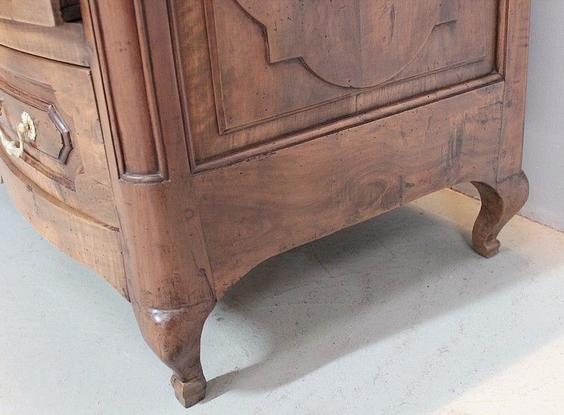 Furniture Regency Commode Walnut 18th photo