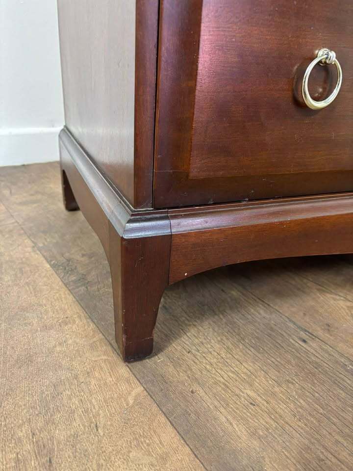 Stag Mahogany Five Drawer Combination Bedroom Chest photo for sale