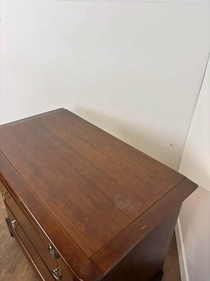 Stag Mahogany Five Drawer Combination Bedroom Chest photo vintage
