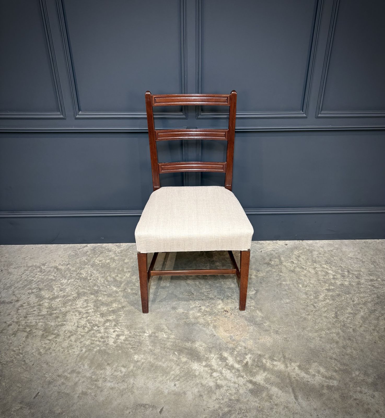Set Of Eighteen Georgian Mahogany Dining Chairs photo for sale