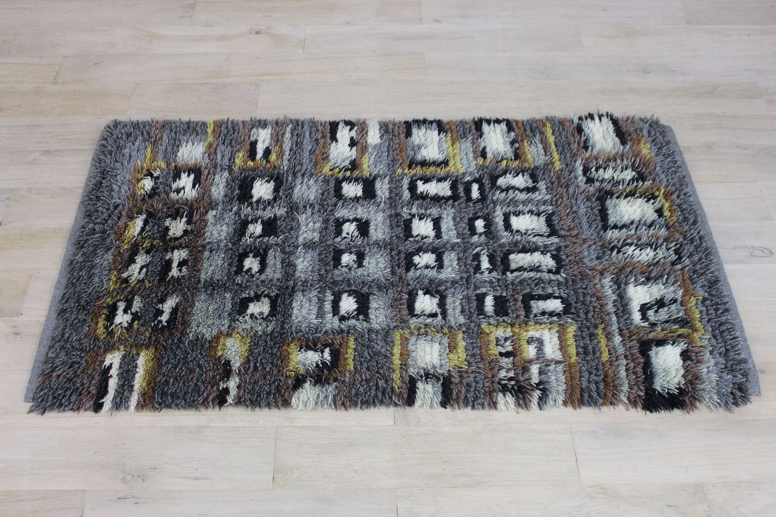 1960’s Swedish Rya Rug Or Wall Hanging photo 330.0