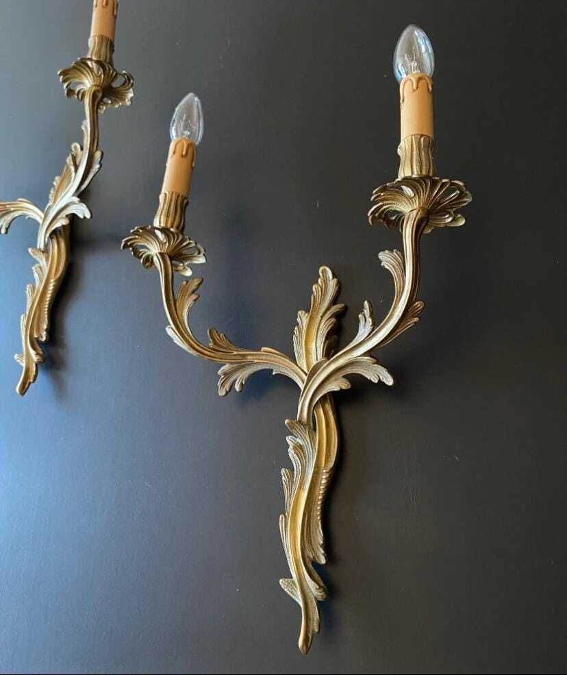 Paire d'appliques d'époque, années 1950 photo furniture