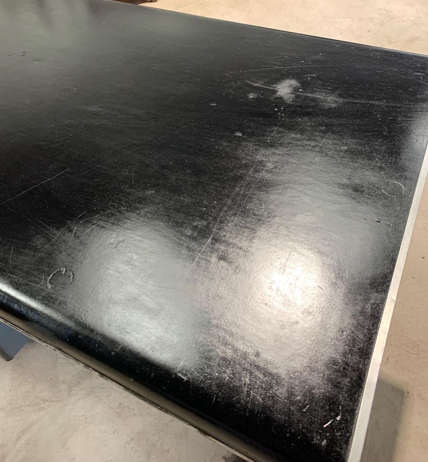 Mid Century Industrial Tanker Desk photo vinterior