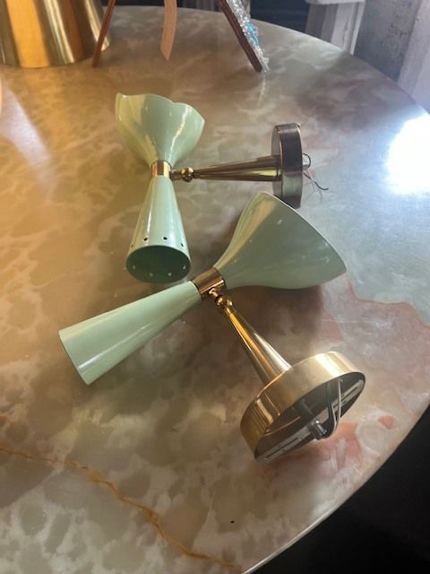 Pair Of 1950's Wall Lights
