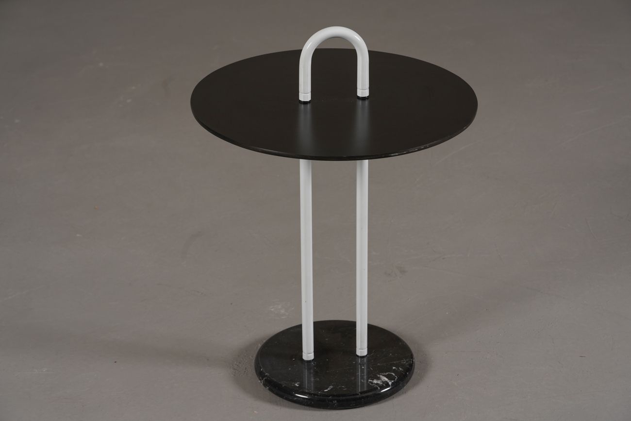 Vintage Marble Base Coffe Table By Vico Magistretti For Cattelan , Italy 1980’s photo 418.0