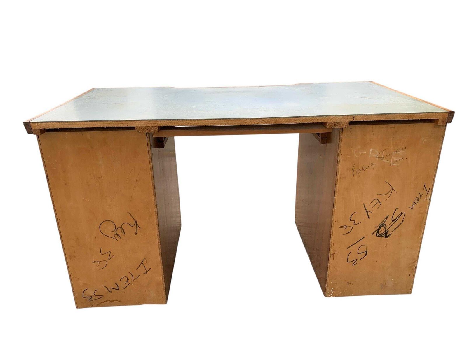 Art Deco Teak Parliamentary Desk Hobbs & Co photo vinterior