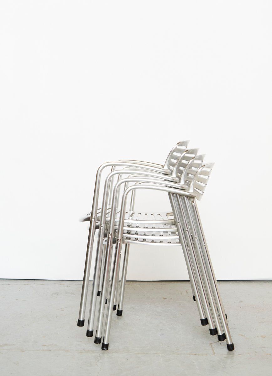 Toledo Chairs By Jorge Pensi For Amat 3, 1980s, Set Of 4 photo for sale