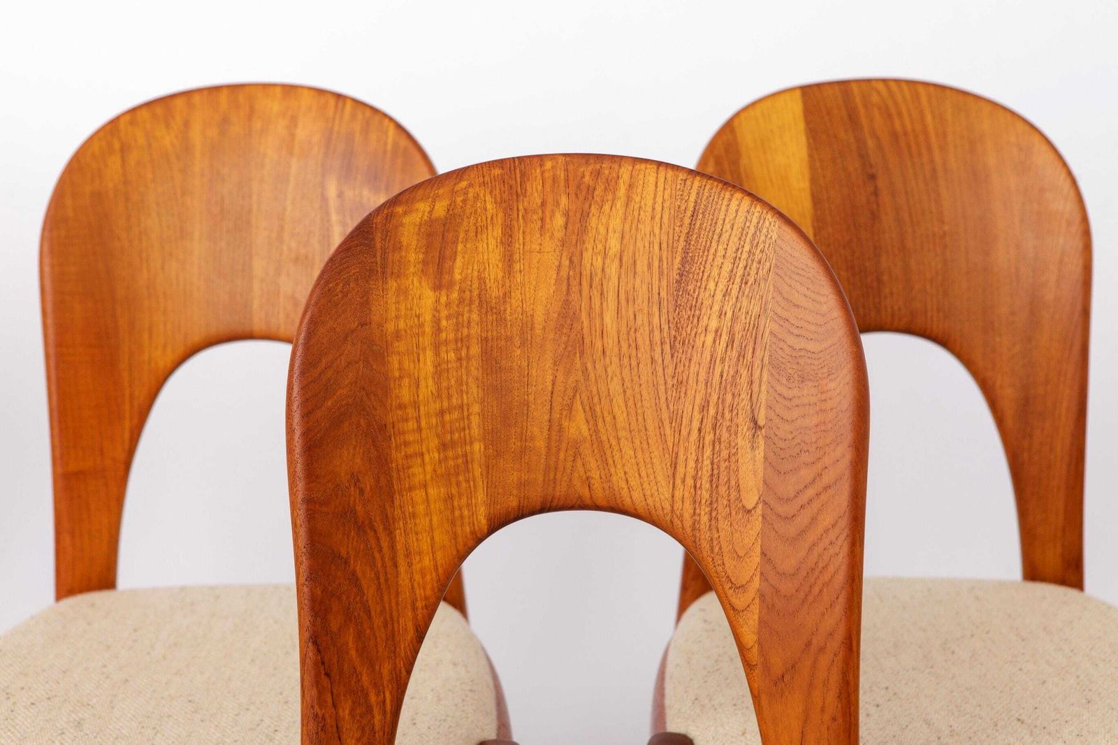 Niels Koefoed Morten Eetkamerstoelen, Set Van 4, Teak, Ca. Jaren 1970, Deens Mid Century Modern photo furniture
