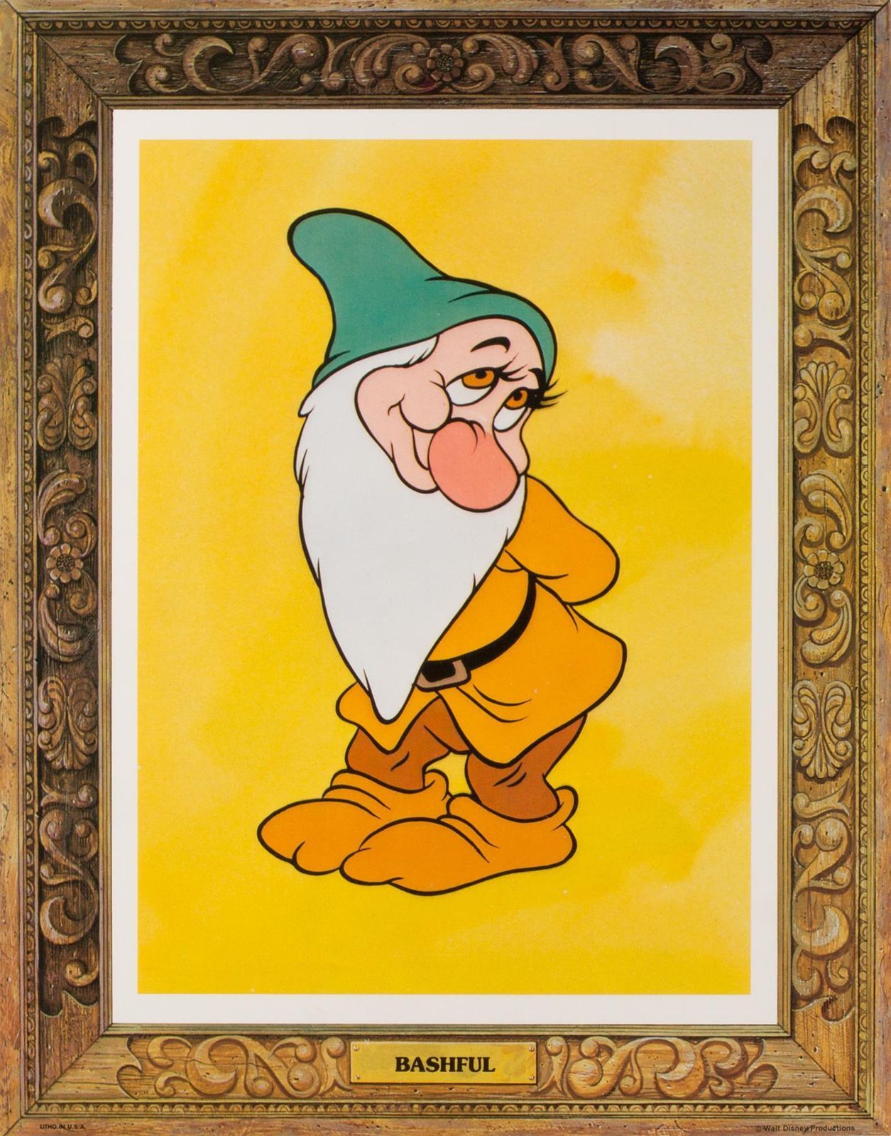 Snow White And The Seven Dwarfs, Us Film Lobby Cards Posters, R1975 Disney. photo buy