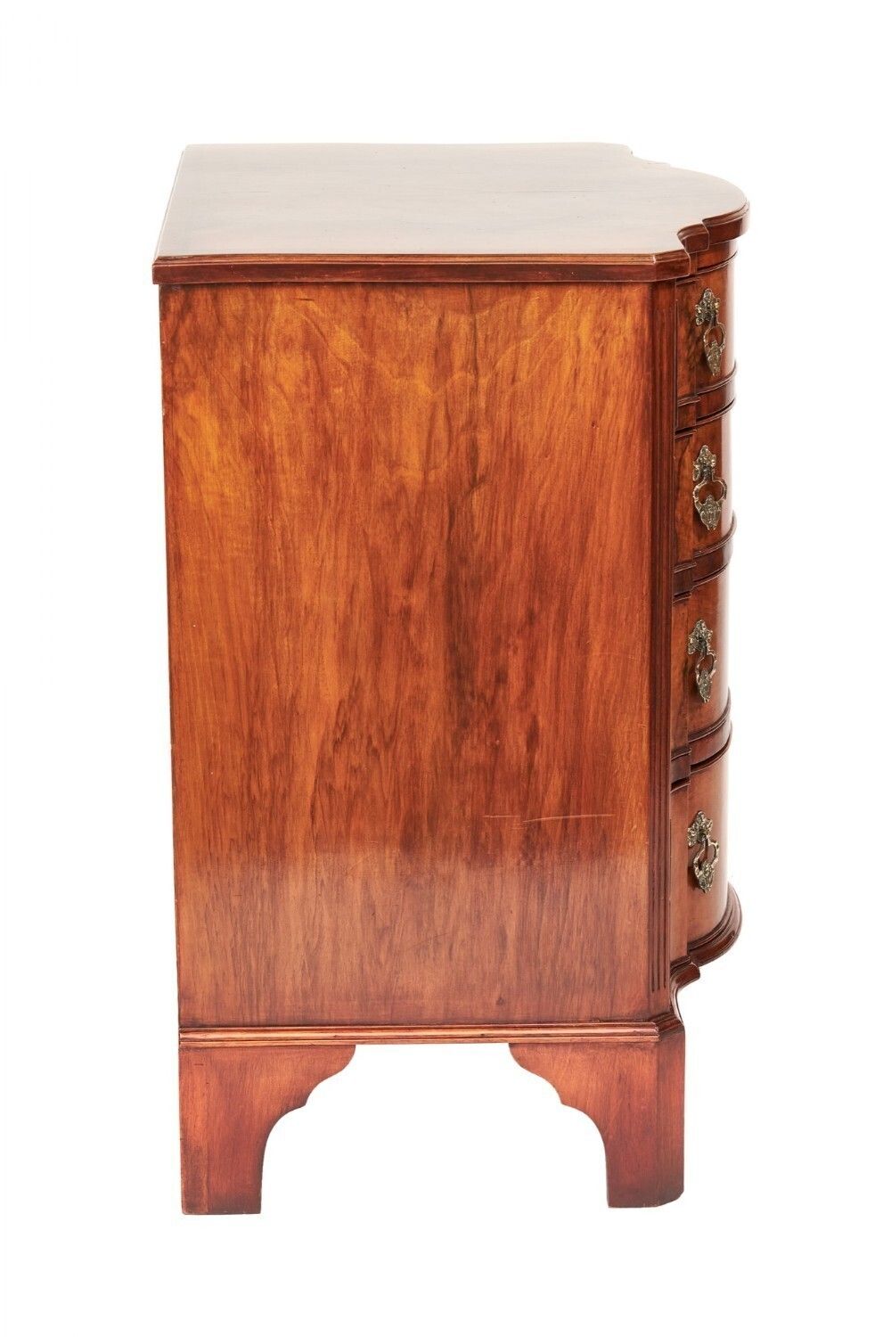 Walnut Serpentine Dutch 17th Century Revival Chest Circa 1920s photo Furniture