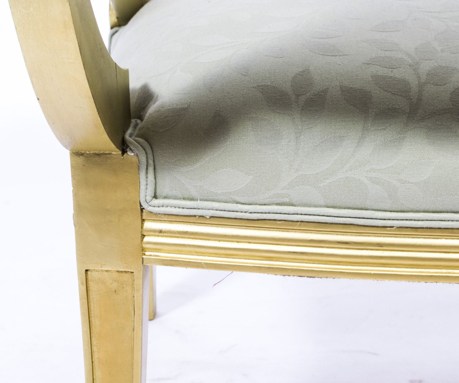 600.0 Regency Revival Giltwood Armchair 20th C photo