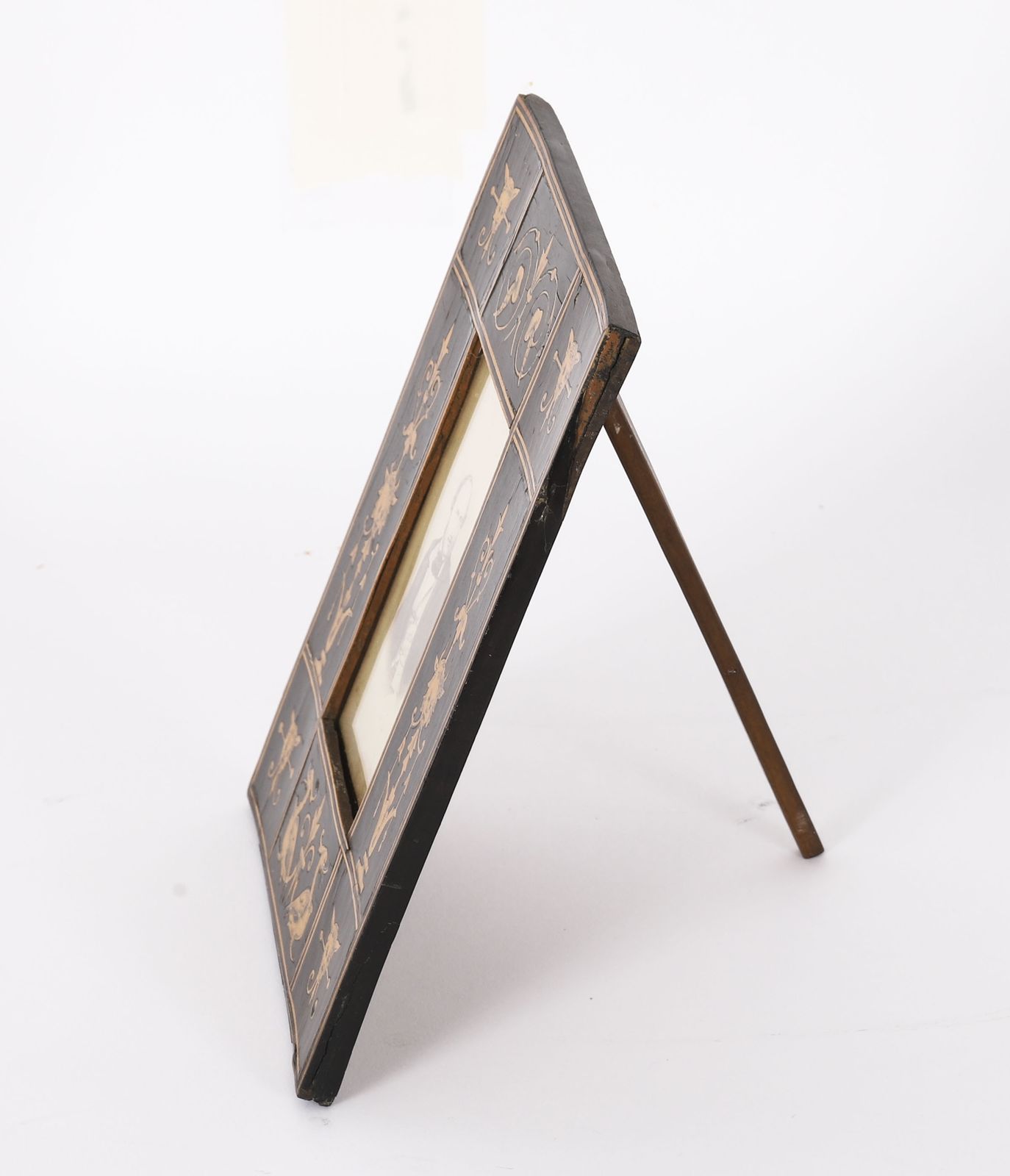 Vintage Sorrento Olive Wood Rectangular Portrait Photo Frame19thc 19.5x10cm photo buy