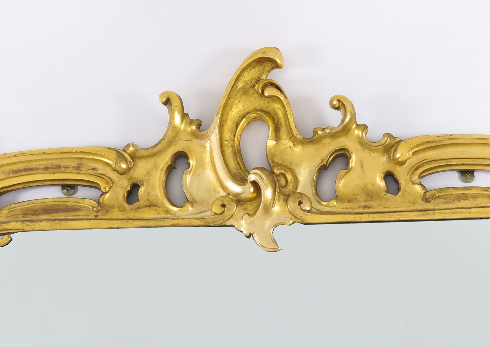 Large Rococo Revival Giltwood Wall Mirror C.1850   205x206cm  19th C photo vinterior