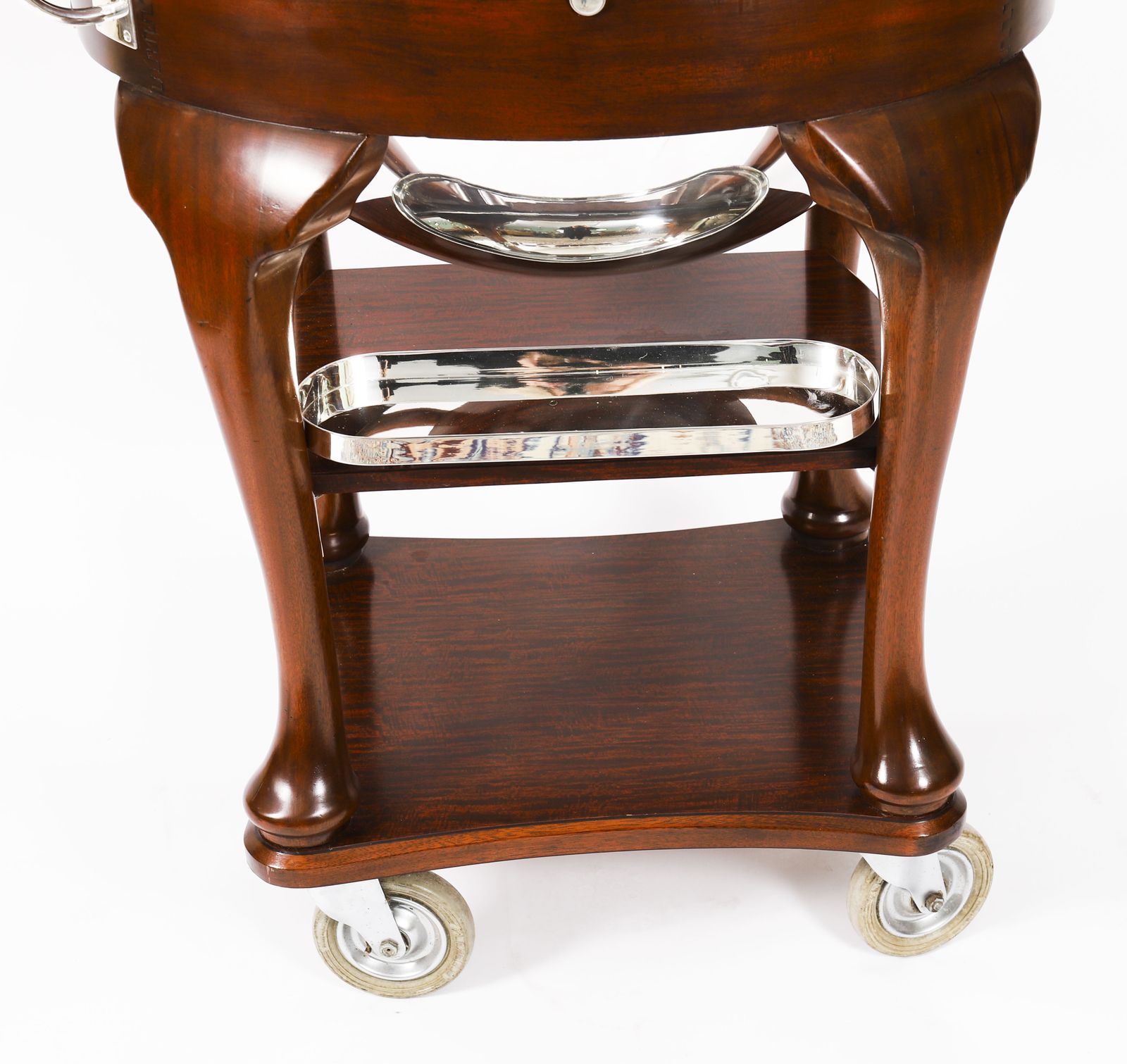 photo buy Art Deco Drakes Silver Plated Beef Carving Trolley C1930