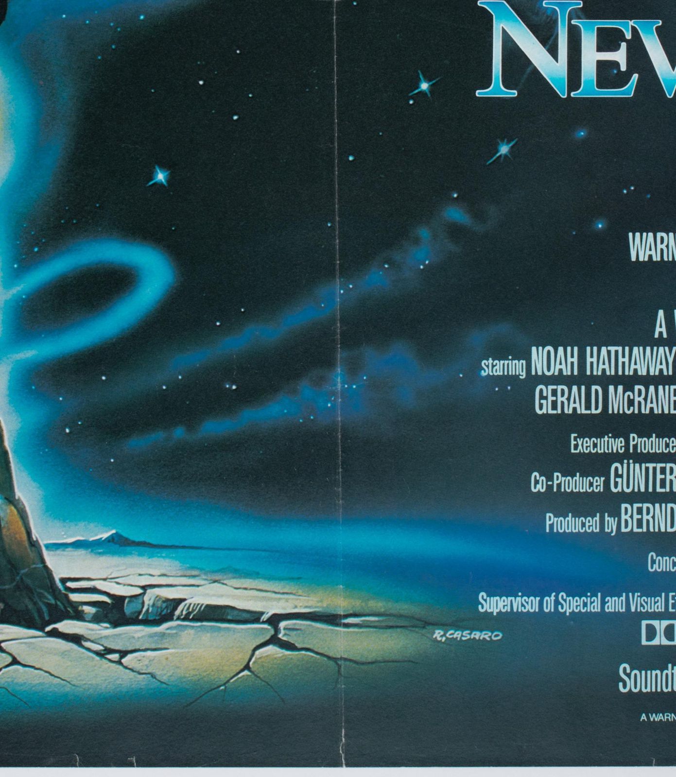The Never Ending Story 1985 Uk Quad Film Movie Poster, Casaro. photo buy