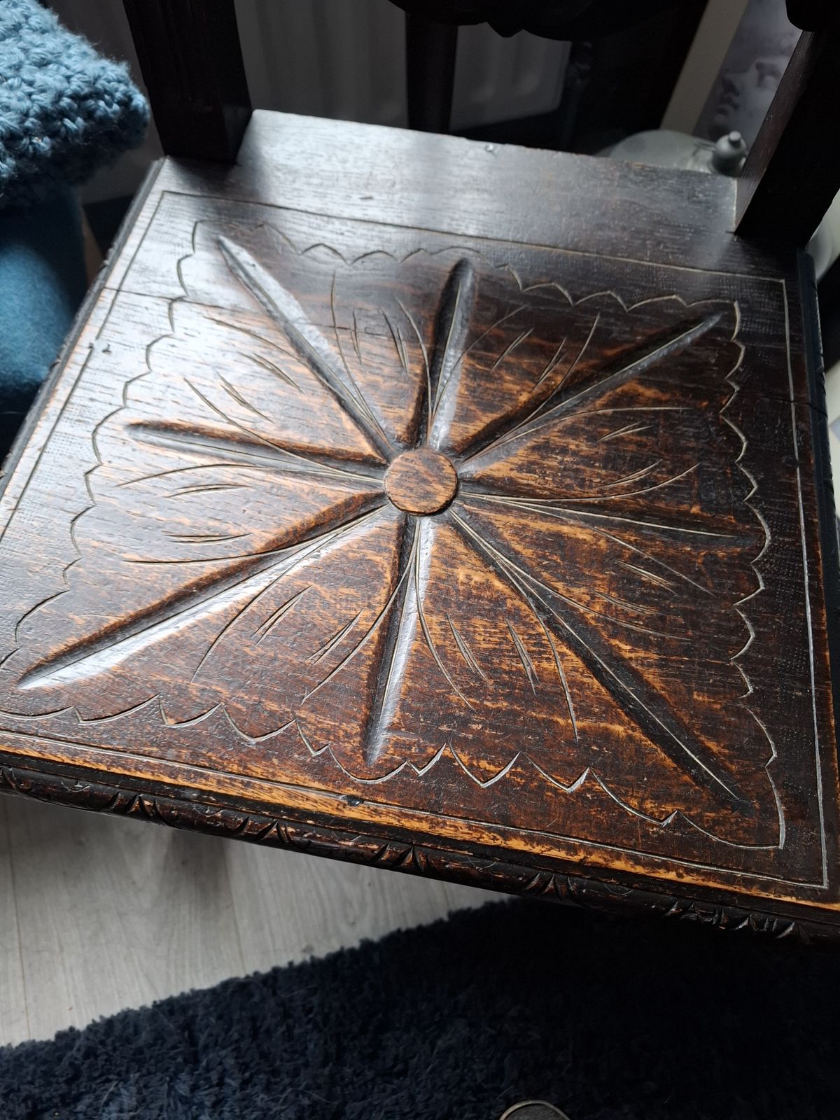 Late Victorian Barley Twist Oak Chair photo 100.0