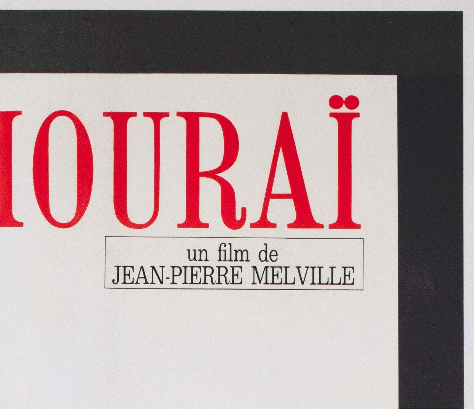 Le Samourai 1967 French Moyenne Film Poster photo Art