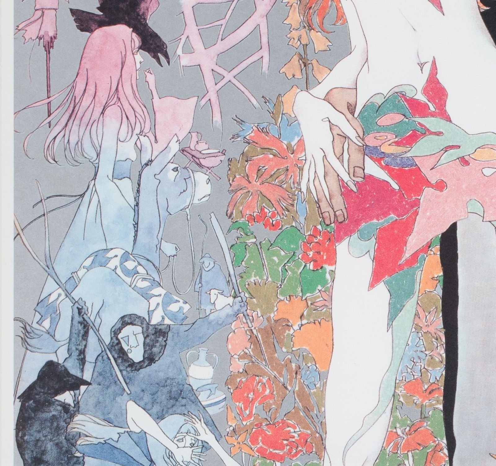 Belladonna Of Sadness 1973 Japanese B2 Film Movie Poster. photo 1274.0