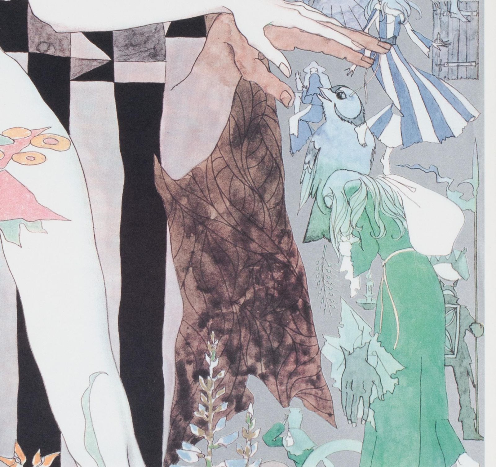 Belladonna Of Sadness 1973 Japanse B2 filmposter. photo vinterior