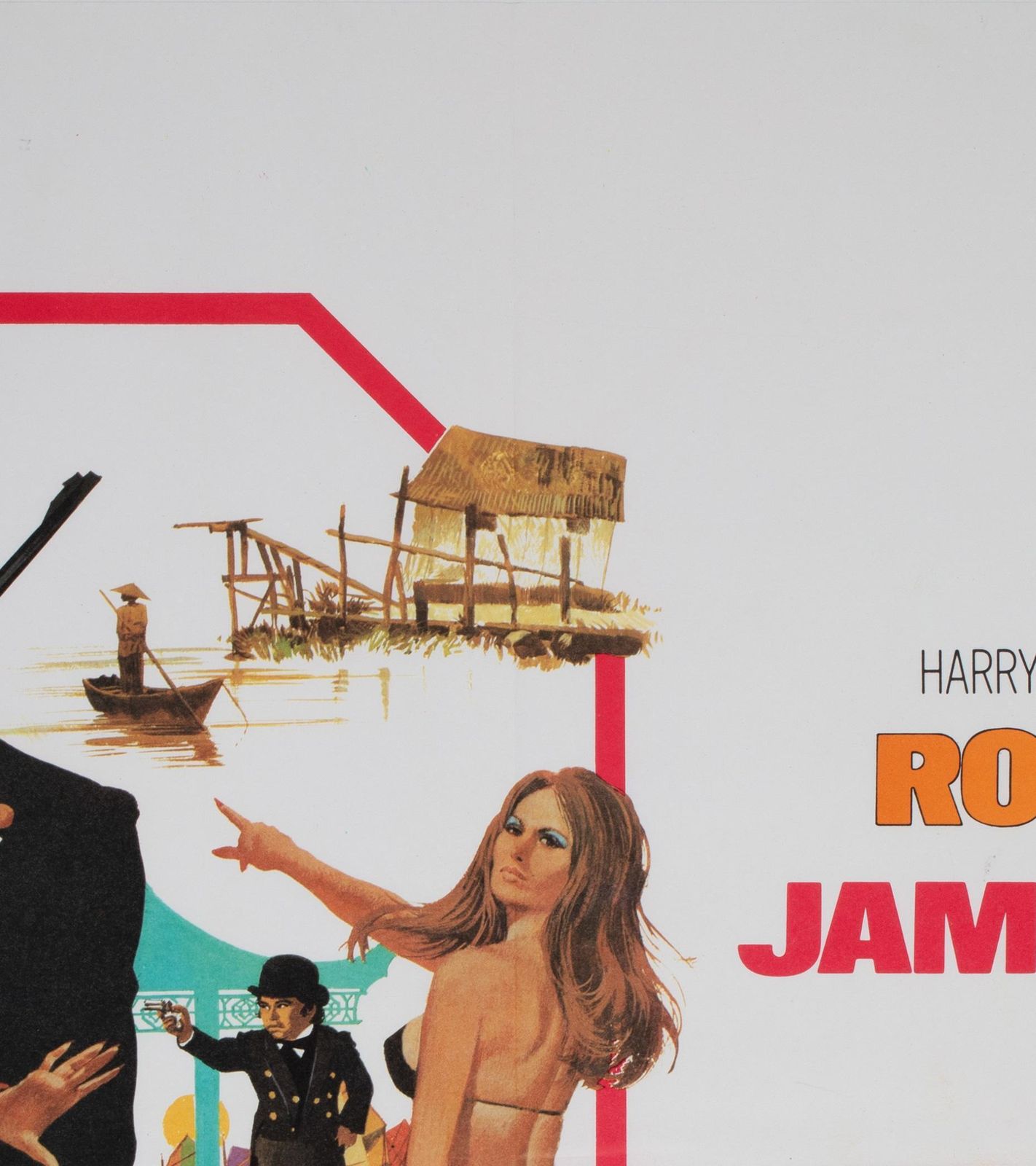 Man With The Golden Gun 1974, James Bond, Uk Film Poster, Robert Mcginnis. photo Art