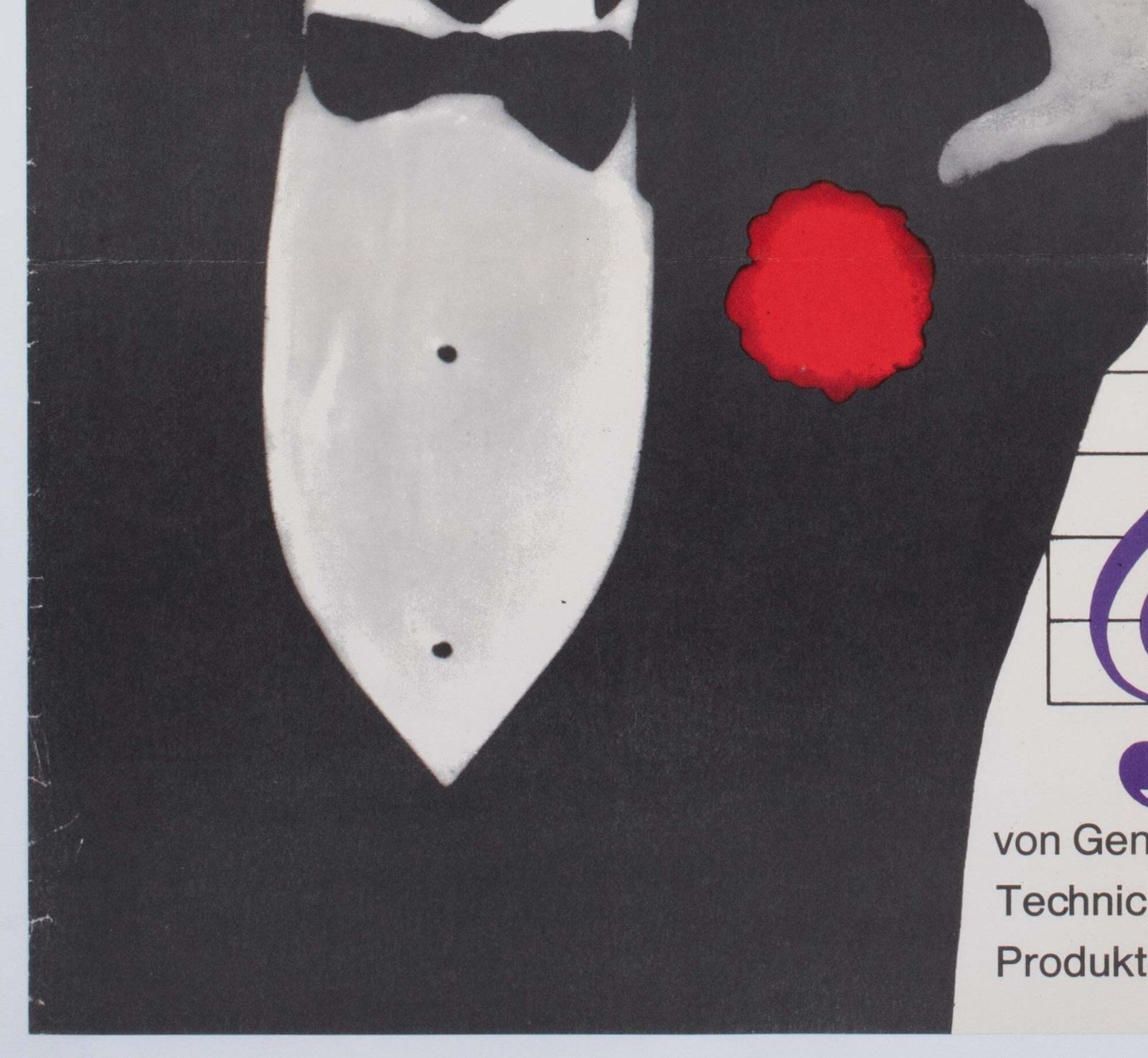 Affiche de cinéma allemande A1 Singin' In The Rain R1966, Dorothea Fischer Nosbisch. photo buy