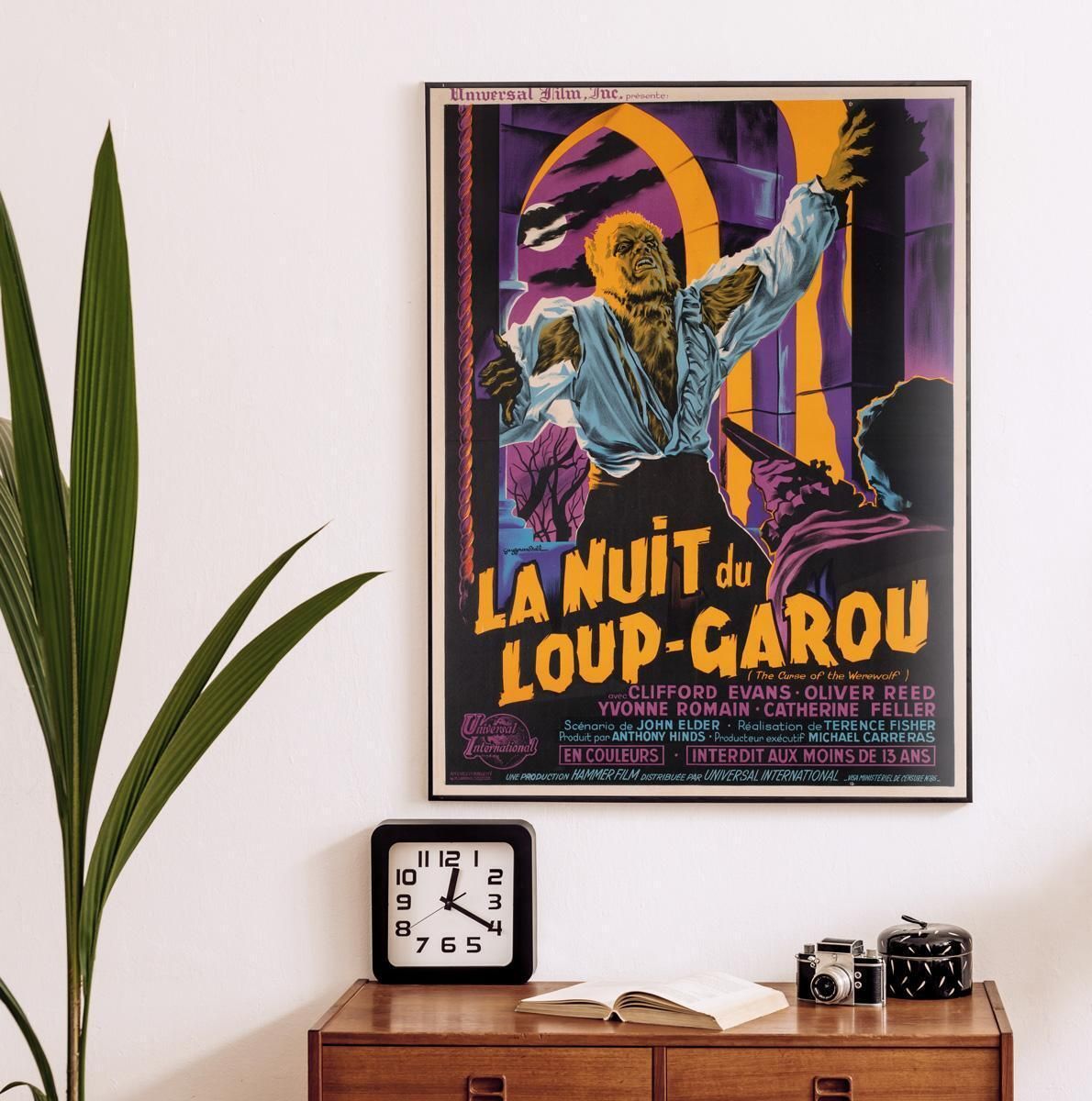 Affiche française Moyenne du film The Curse Of The Werewolf, 1961, Guy Gerard Noel. photo furniture