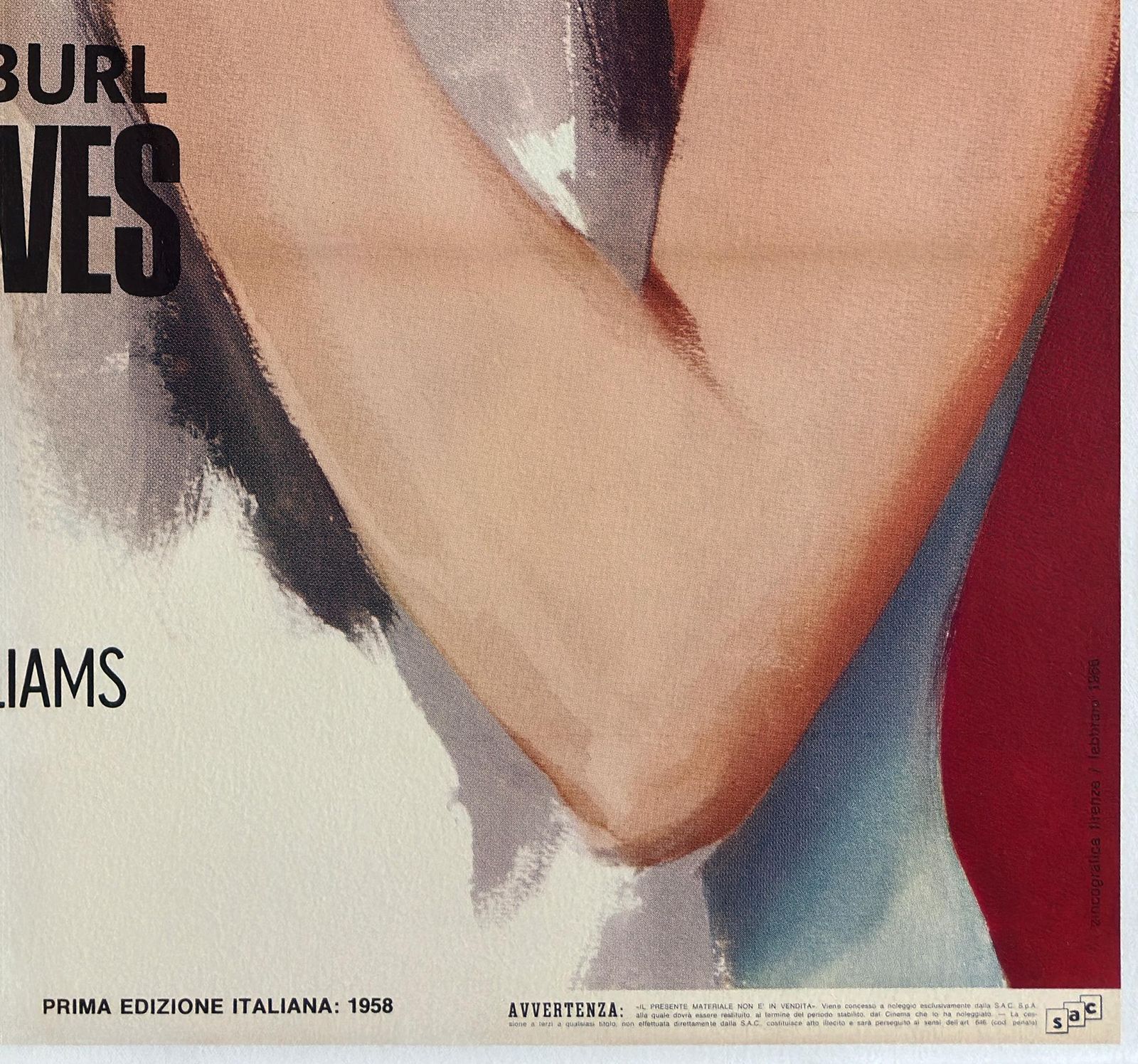 Cat On A Hot Tin Roof R1966 affiche de film italienne 2 Foglio, Silvano Campeggi. photo vintage