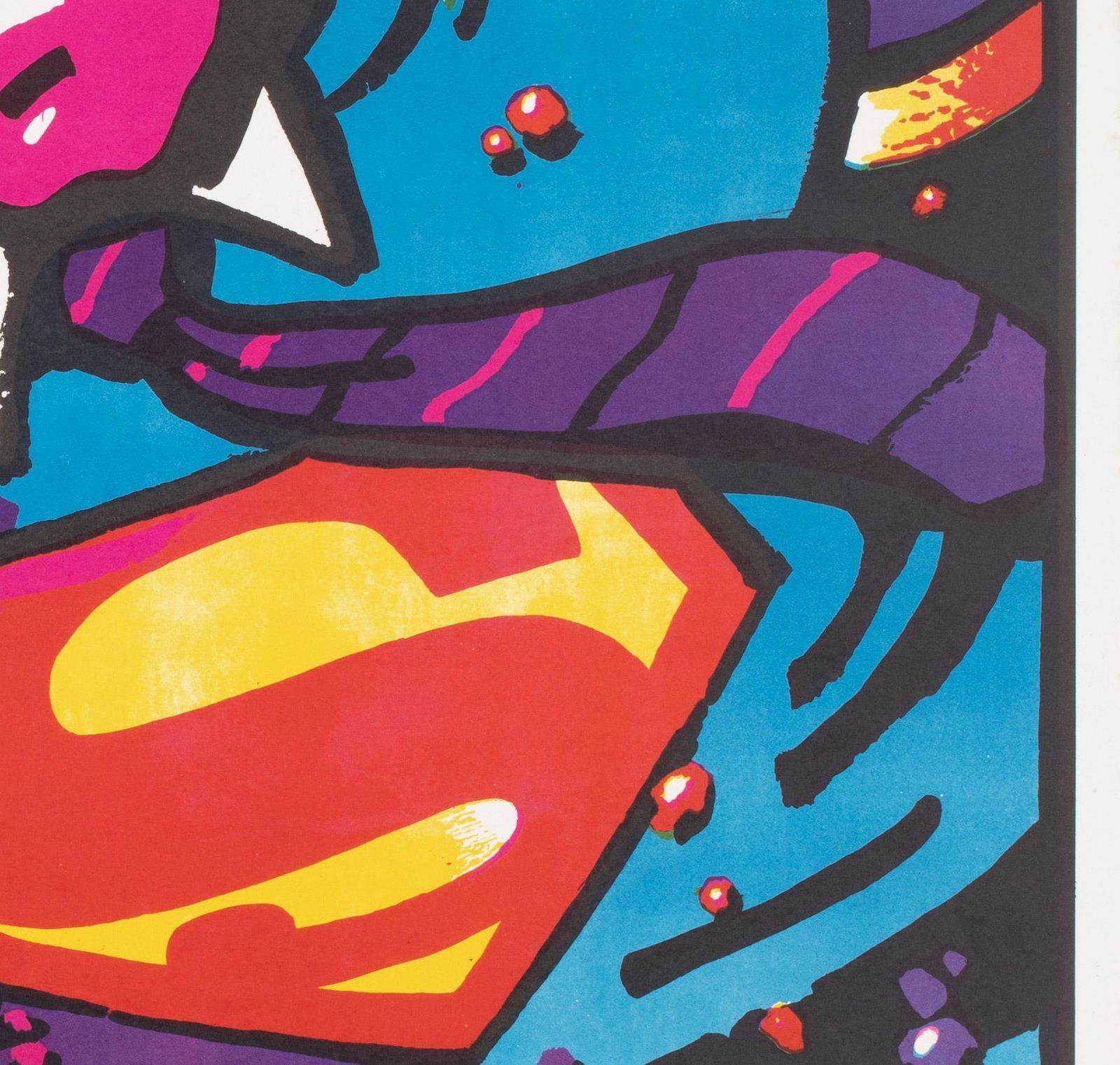 Superman 3 Original Polish Film Movie Poster, 1985, Waldemar Swierzy photo vinterior