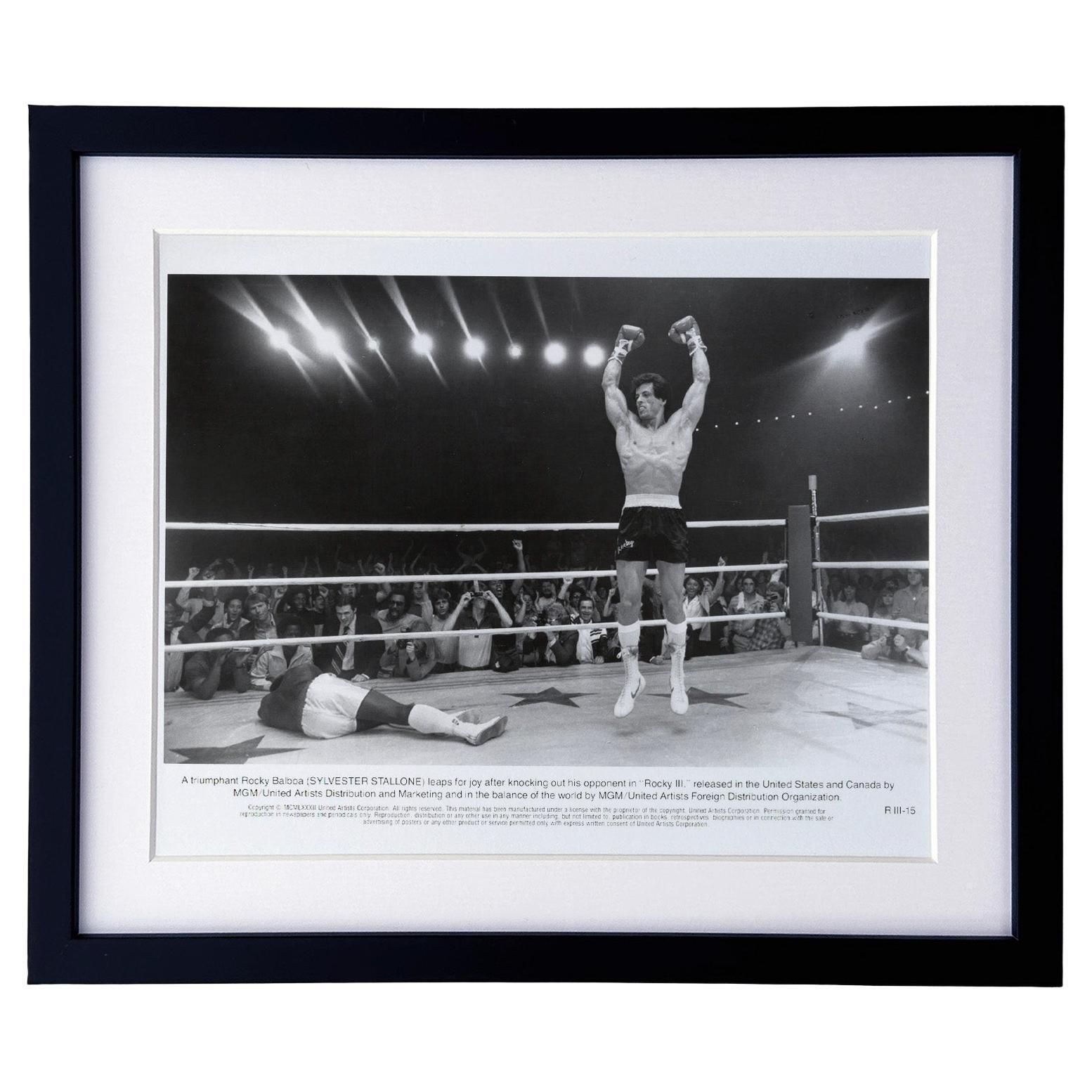 Rocky 3 1982 Publicity Film Movie Press Still Framed