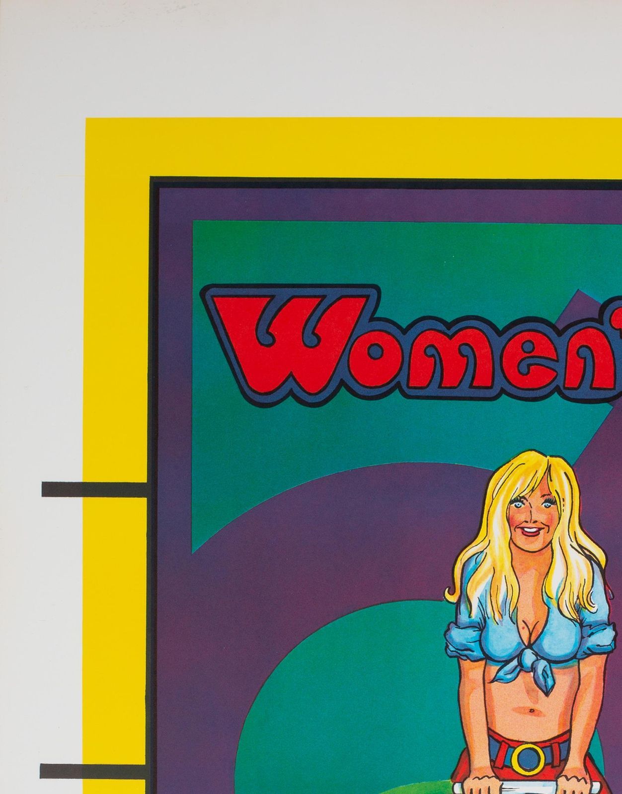 "Women's Lib Can You Dig It", 1970s American Political/Protest Poster photo for sale