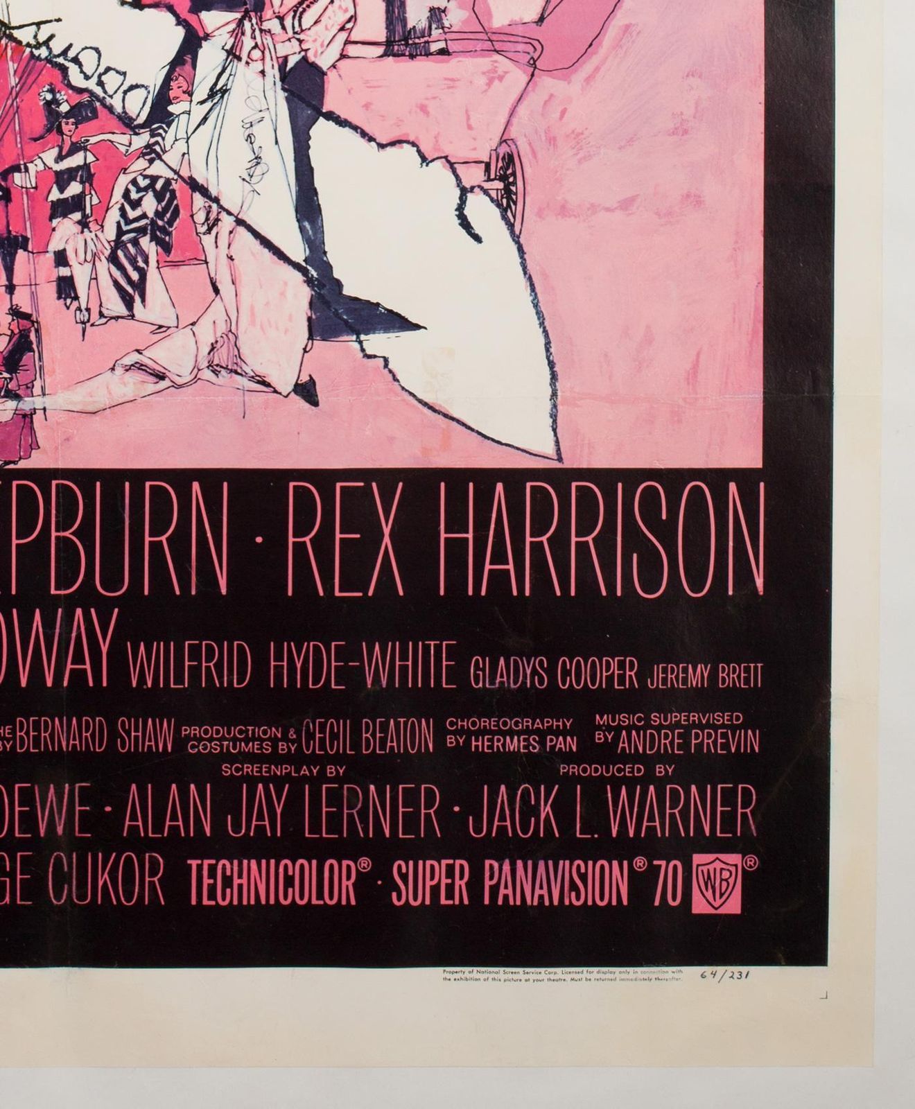 Affiche de cinéma US 1 sheet « My Fair Lady » 1964, par Bob Peak photo furniture