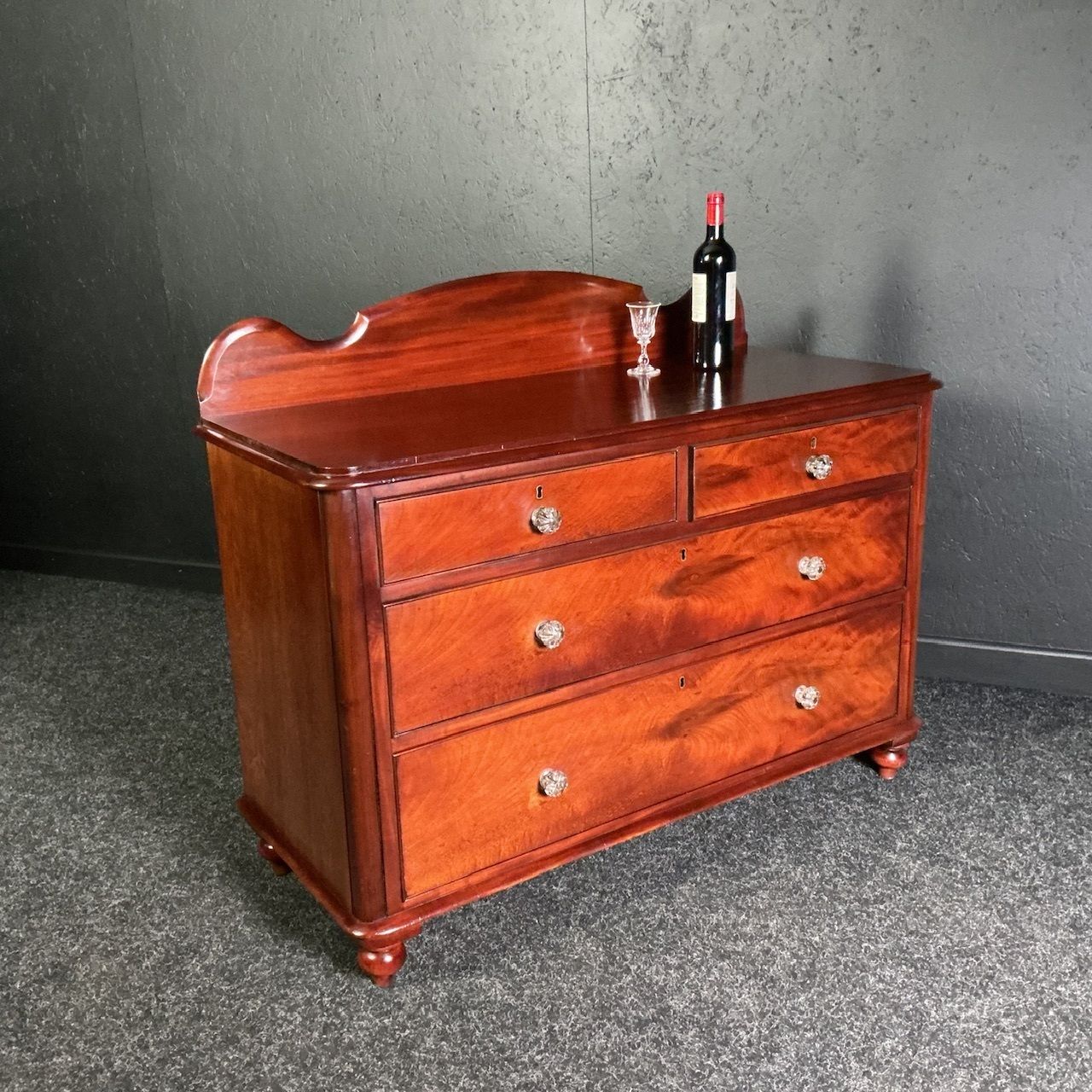 Victorian Mahogany Chest, 1800s photo furniture