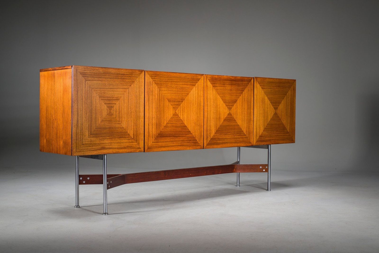 Furniture Glr 230 Rosewood Sideboard By Rudolf Bernd Glatzel, 1960s photo