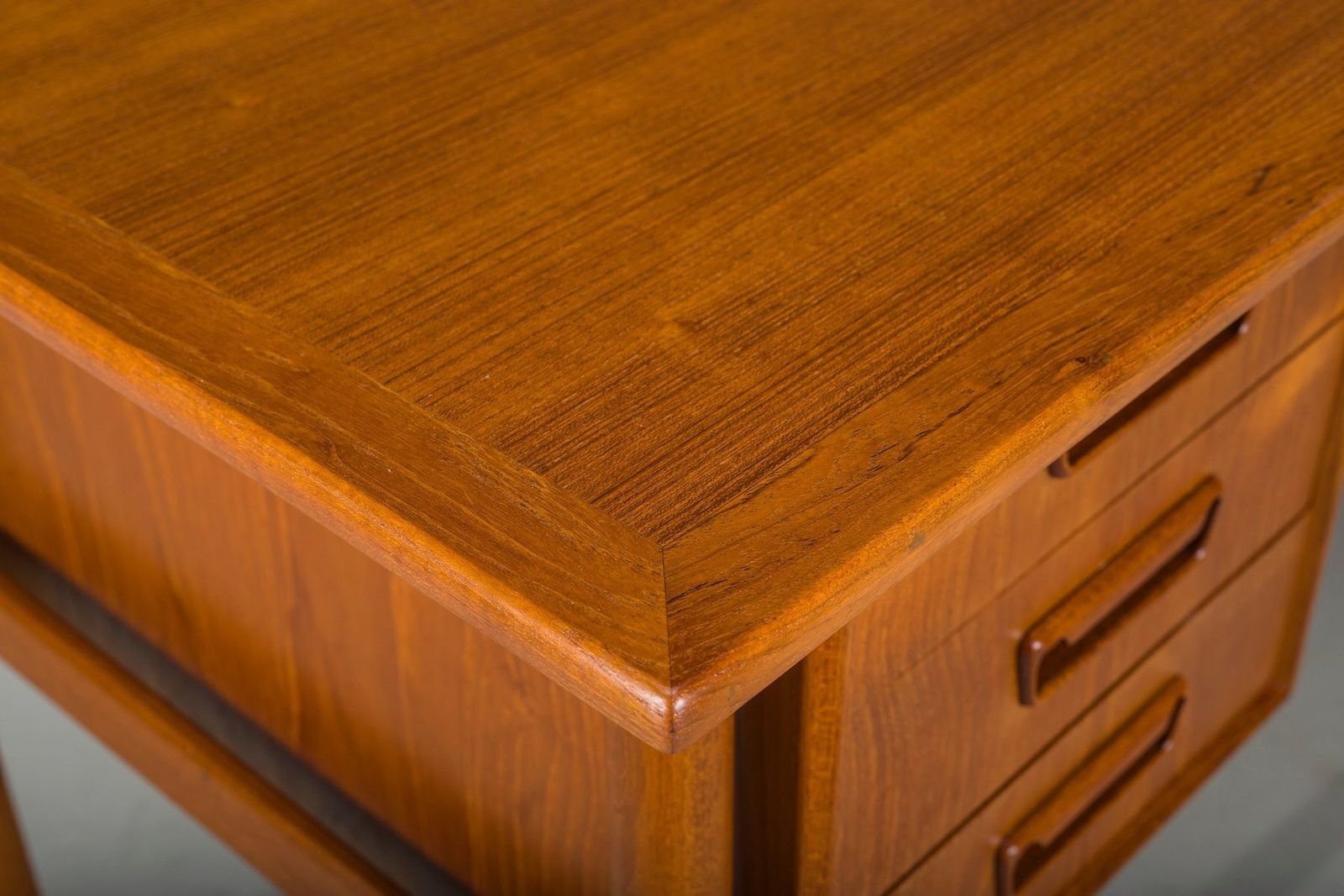 1569.0 Mid Century Danish Teak Desk From Gunnar Nielsen Tibergaard, 1960s photo
