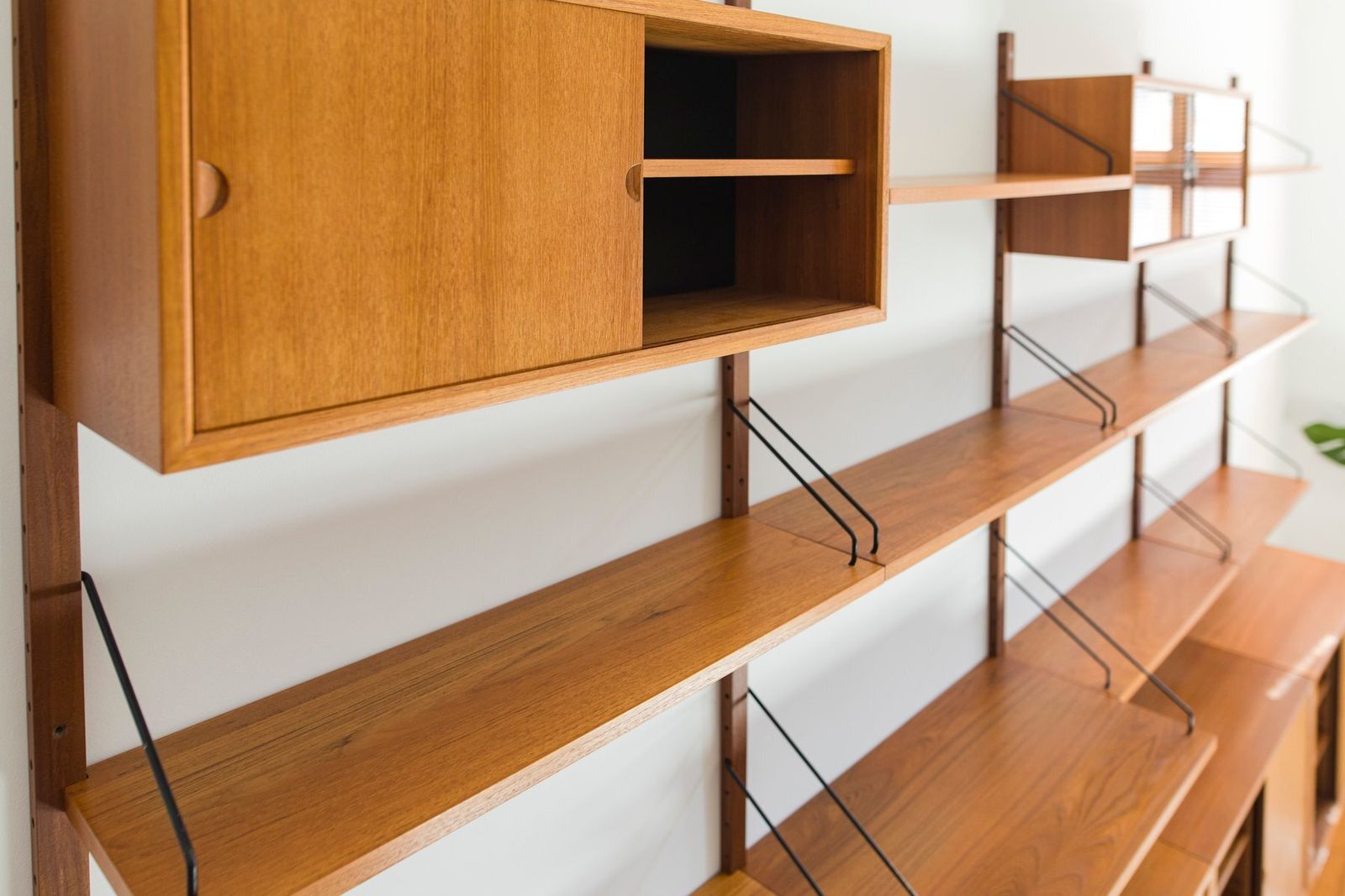 photo buy Modular Wall Shelving System By Poul Cadovius For Cado, 1960s